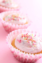 pink cupcakes