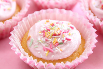 pink cupcakes