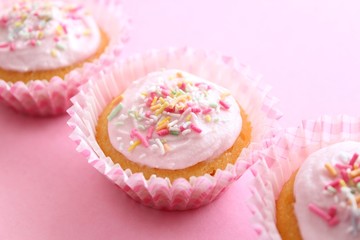 pink cupcakes