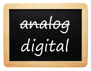 Obraz premium digital statt analog