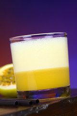 Maracuya Sour, a popular Peruvian cocktail