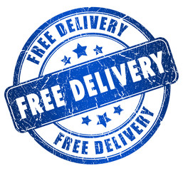 Fototapeta premium Free delivery stamp