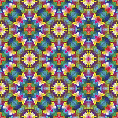 Modern mosaic in oriental style