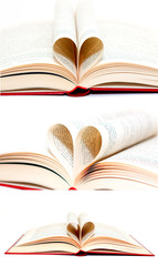 open book with heart
