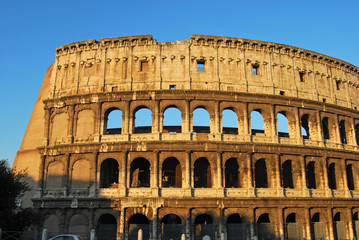 Fototapeta premium Postcards of Rome - Colosseum - Italy 003