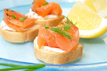 Zitrone, Lachs