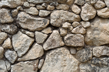 texture of ancient stone wall