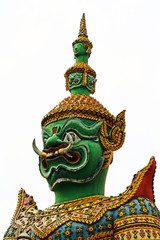 Green Demon at Wat Arun