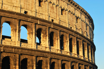 Fototapeta premium Postcards of Rome - Colosseum - Italy 013