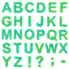 Alphabet ABC Buchstabensalat 3D