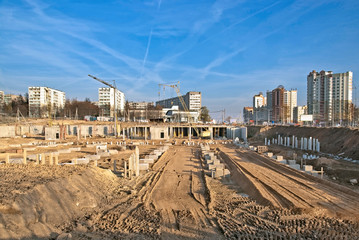 construction in the city