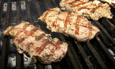 мясо на гриле