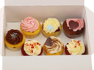cupcakes in a box