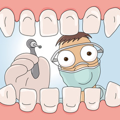Obraz premium dentista