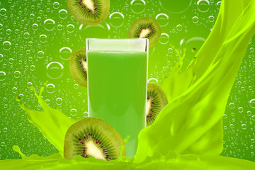 Naklejka na ściany i meble Kiwi juice