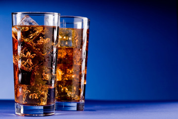 Glass of Cola with Ice
