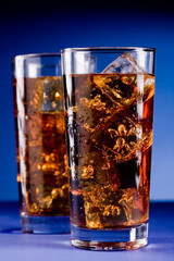 Glass of Cola with Ice