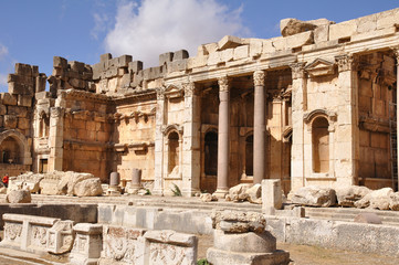 Fototapeta na wymiar Ruiny w Baalbek Doliny Bekaa, Liban