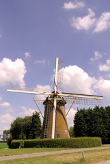 The windmill of Den Bommel in the Netherlands