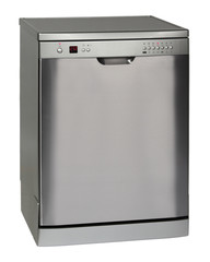 Modern freestanding dishwasher isolated on white - 39291996