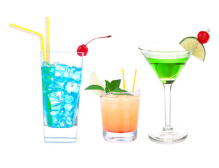 Cocktails alcohol Martini Mojito alcohol