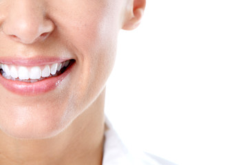 Woman smile.