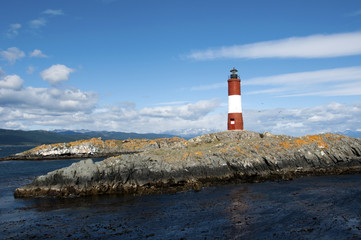 lighthouse - in the Beagle Channel Patagonia Argentina