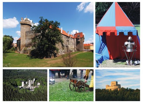 castles and historical weapons, Czech republic