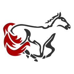 Racing Horse Icon 2