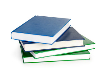 Books  isolated on a white background.