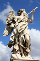 Rome - angel sculpture at Sant'Angelo Bridge