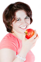 The girl from apples