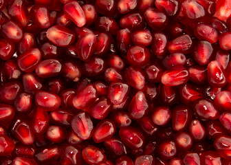 Pomegranate close-up background