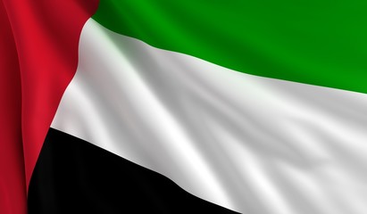 Obraz premium Flag of United Arab Emirates