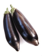 Berenjenas, eggplant or aubergine.