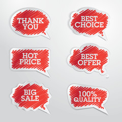 Set of labels vector