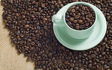 A Cup Of Coffee Bean
