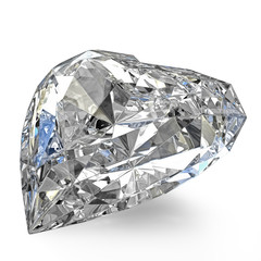Heart shaped diamond