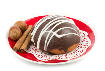 Beautiful cupcakes with cream