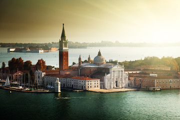 Fototapeta premium view of San Giorgio island, Venice, Italy