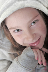 Girl with pretty face