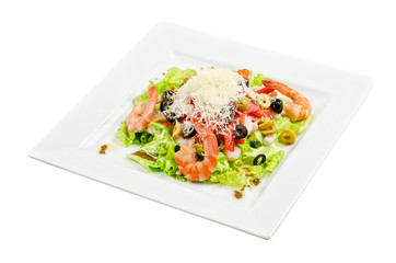 tasty seafood salad