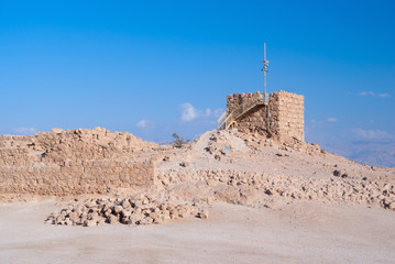 Ruins of Masada fortress, Israel
