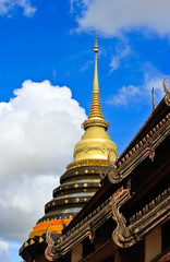 Naklejka premium A Temple at Lampang