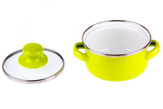 marmite a cassolette verte avec couvercle en verre