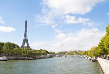 River Seine and the Eiffel Tower