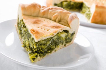 Mediterranean Vegetable Pie.
