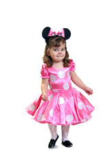 little girl in  fancy dress.