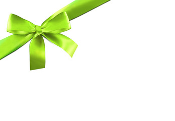 Fototapeta premium Grüne Schleife