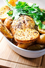 Oven baked potato